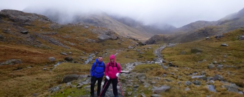 Guided Walking in The Lake District. An ascent of Scafell Pike. Saturday, 12th January 2019