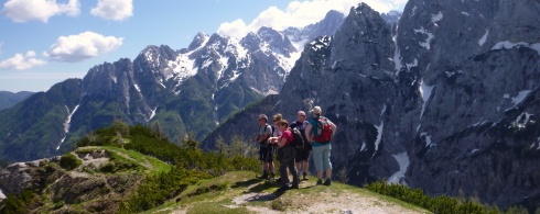 A unique opportunity to join our guided walking week in the Julian Alps of Slovenia for only £600 per person. June 30th to July 7th, 2018. 