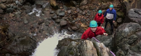 New Year Ghyll Scrambling Sessions in The Lake District. December 30th 2018.