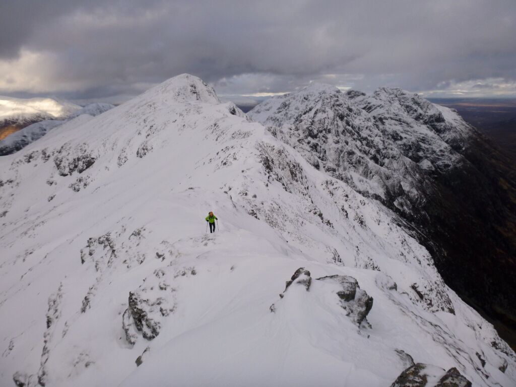 The Aonach Eagach Winter Traverse